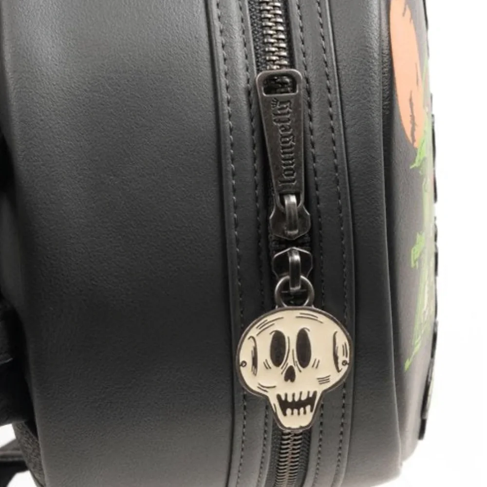Loungefly Disney 100 Trick‎ or Treaters Glow in the Dark Mini Backpack
